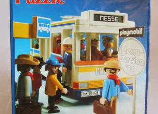 Playmobil - 4B40-lyr - Puzzle Bushaltestelle mit 60 Teilen