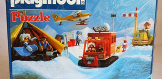 Playmobil - 4B42-lyr - Puzzle Suche am Nordpol mit 60 Teilen