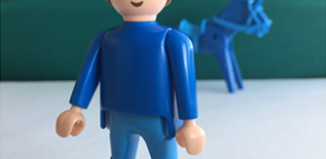Playmobil - 00000-ger - Jinete azul