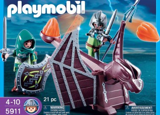Playmobil - 5911 - Katapult der grünen Drachenritter