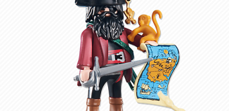 Playmobil - 6433 - Capitaine pirate avec carte au trésor