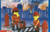 Playmobil - 1-9507-ant - 2 firemen
