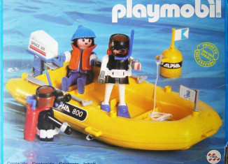 Playmobil - 23.80.4-trol - Taucher mit Motorboot