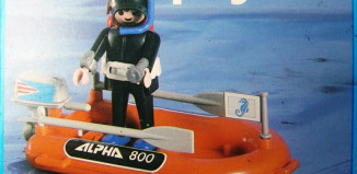 Playmobil - 23.80.5-trol - Taucher mit Motorboot