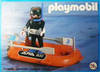Playmobil - 23.80.5-trol - diver and boat