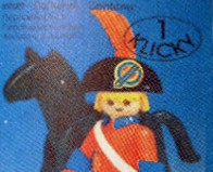 Playmobil - 3387-lyr - redcoat officer / horse