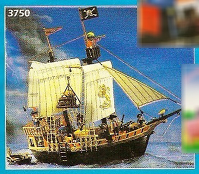 Playmobil cannon color pirate ship set 3482 3550 3750