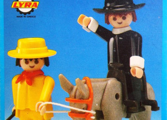 Playmobil - 3L08-lyr - Priest, Man and Donkey