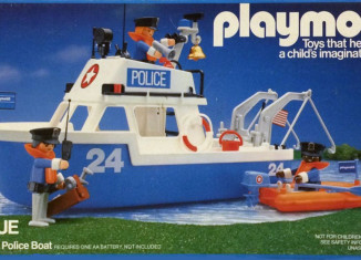 Playmobil - 9751-mat - Police launch