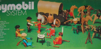 Playmobil - 044-sch - Cowboy & Indian Super Deluxe Set