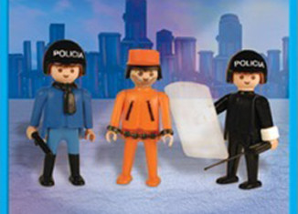 Playmobil - 1-9533-ant - policemen and prisoner