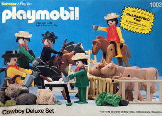 Playmobil - 1002v2-sch - Cowboy Deluxe Set