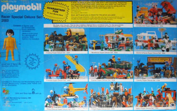 Playmobil 2003-sch - Racer Special Deluxe Set - Box