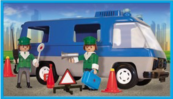 Playmobil 3253 - Camion Police (1977) - Avec Boite - UK
