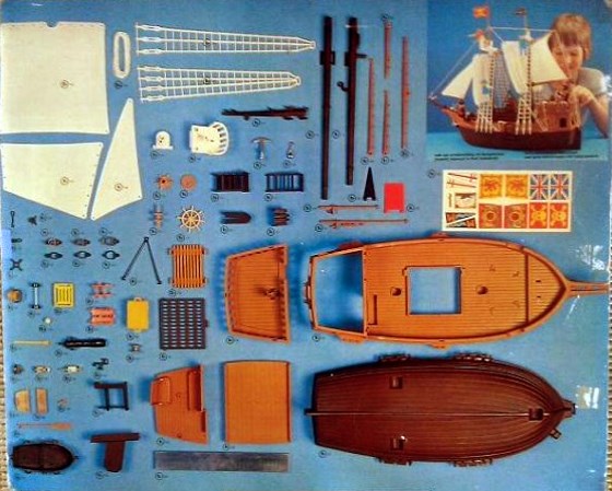 Playmobil 3550v1 - Pirate Ship - Back