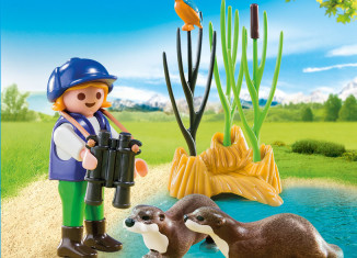Playmobil - 5376 - Young Explorer with Otters