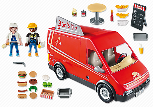 Playmobil 5632 - Food Truck - Back