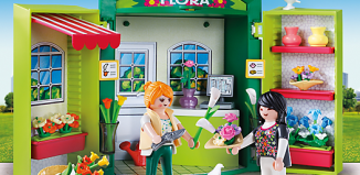 Playmobil - 5639-usa - Aufklapp-Spiel-Box "Blumenladen"