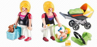 Playmobil - 6447 - Maman enceinte et maman avec bébé