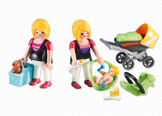 Playmobil - 6447 - Pregnant Woman and Mom with baby
