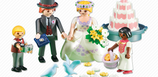 Playmobil - 6459 - Bridal couple with children