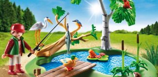 Playmobil - 6816 - Pescador con animales