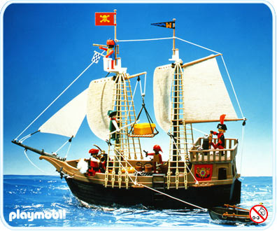 1x  kleiner Mast für den Lastenaufzug   Piratenschiff 3750,3550/Playmobil. 