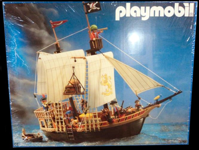 dvs. Tarif eftertiden Playmobil Set: 3750v1-esp - pirate ship - Klickypedia