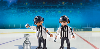 Playmobil - 5070-usa - NHL® Referees with Stanley Cup®