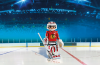 Playmobil - 5074-usa - NHL® Chicago Blackhawks® Goalie