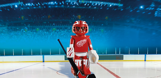 Playmobil - 5076-usa - NHL® Detroit Red Wings® Goalie