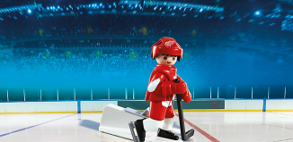 Playmobil - 5077-usa - NHL® Detroit Red Wings® Player