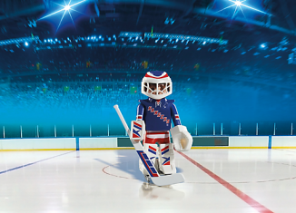 Playmobil - 5081-usa - NHL® New York Rangers® Goalie