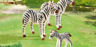 Playmobil - 6641 - Zebrafamilie