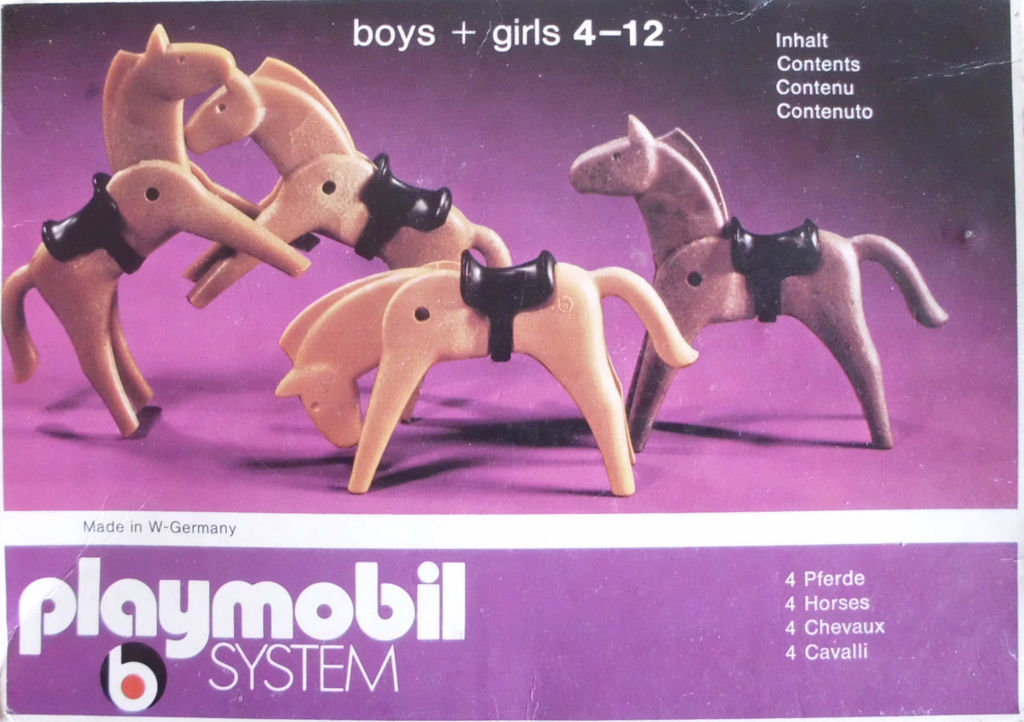 Playmobil 3270s1v1 - 4 Caballos - Caja