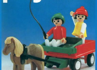 Playmobil - 3583v1 - Pony Wagon with children