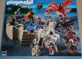 Playmobil - 5959 - Ritterfestung mit Drachen