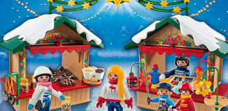 Playmobil - 5587 - Auf dem Weihnachtsmarkt