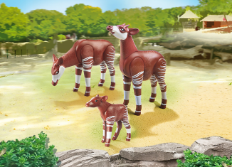 Playmobil - 6643 - 2 Okapis mit Baby
