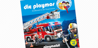 Playmobil - 80455 - Major fire in the fire station (42) - CD