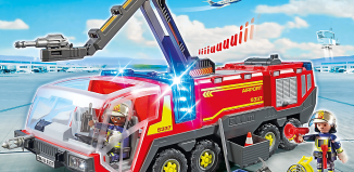 Playmobil - 5337 - Véhicule de lutte incendie d'aéroport