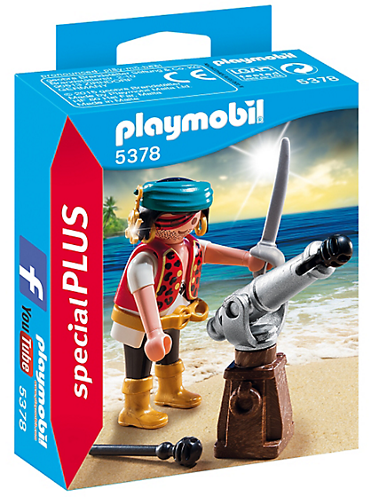 Playmobil 5378 - Pirate with Cannon - Box