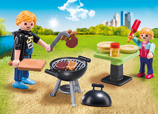 Playmobil - 5649-usa - Backyard Barbecue Carry Case