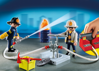 Playmobil - 5651-usa - Tragekoffer Feuerwehr