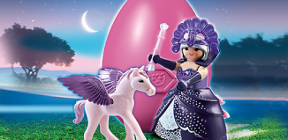 Playmobil - 6837 - Mondscheinkönigin mit Baby-Pegasus
