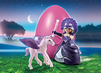 Playmobil - 6837 - Mondscheinkönigin mit Baby-Pegasus