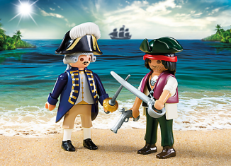 Playmobil - 6846 - Duo Pack Pirata y Soldado