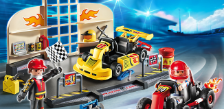 Playmobil - 6869 - Go-Kart Garage