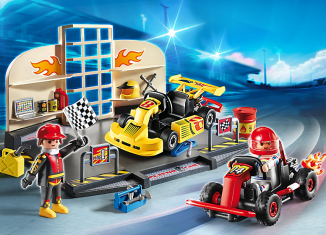 Playmobil - 6869 - Go-Kart Garage - Detail Playmobil - 6869 - Go-Kart Garage