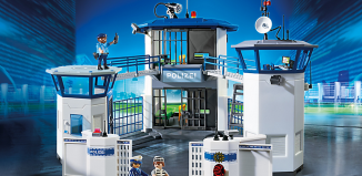Playmobil - 6872 - Polizei-Kommandozentrale mit Gefängnis